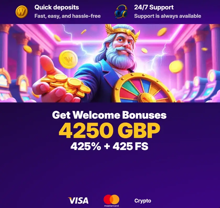 WinOlympia Casino Banner Mobile