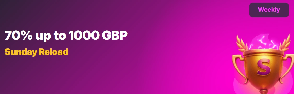 WinOlympia Sunday Reload Bonus